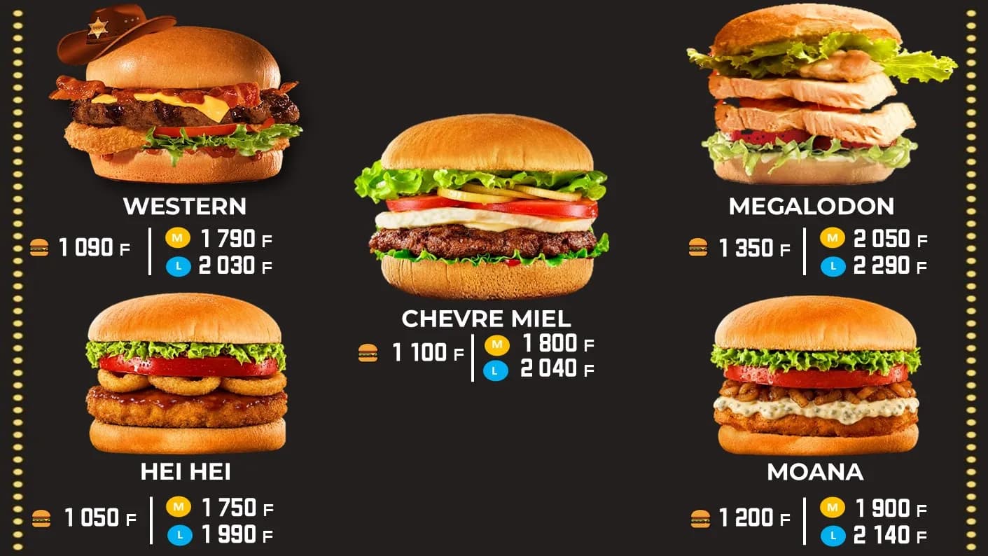 Menu Burger #2