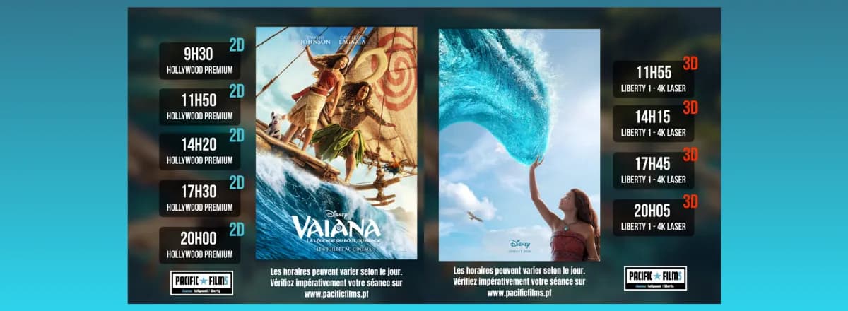 Vaiana, c'est à l'affiche !