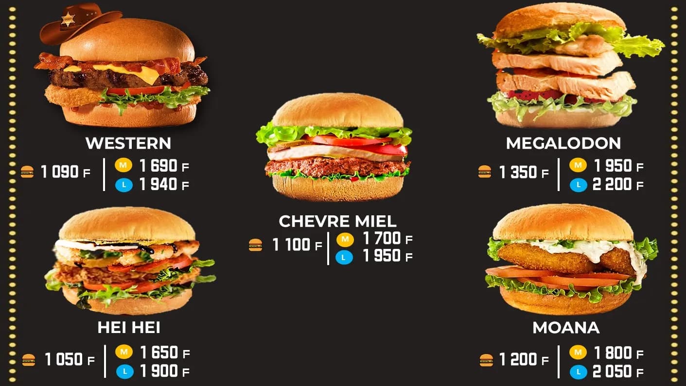 Menu Burger #2